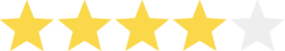 four out of five golden stars